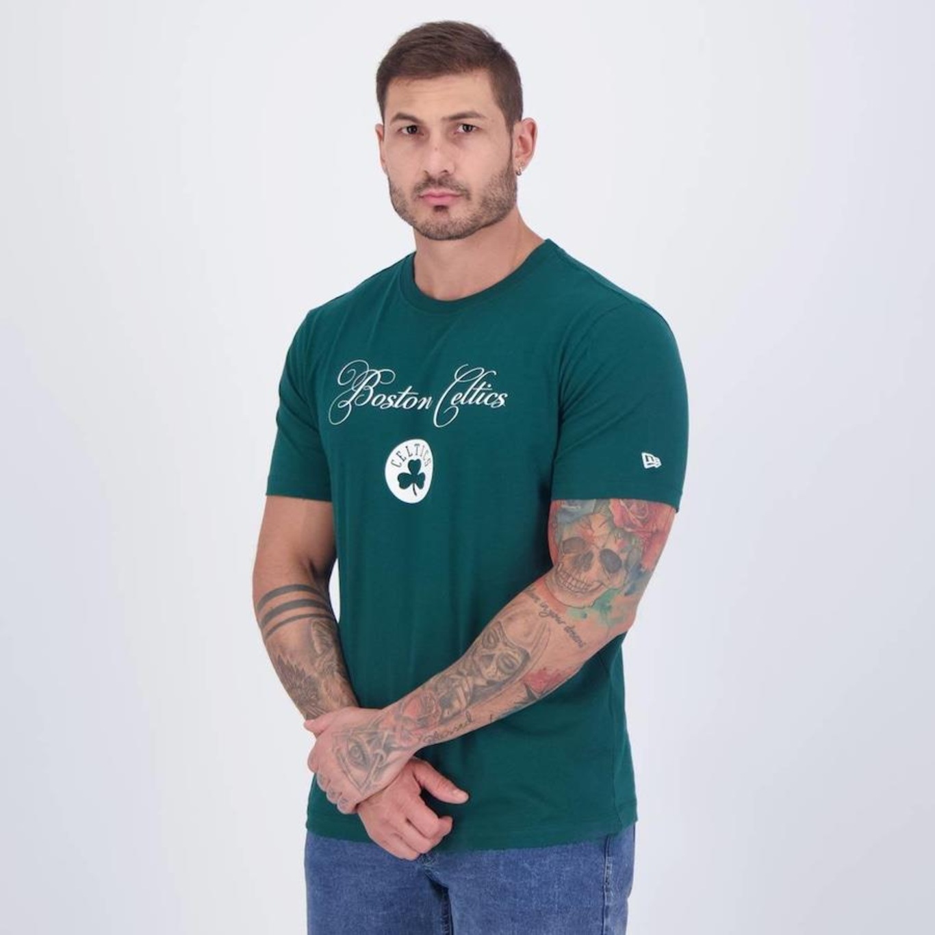 Camiseta New Era Nba Boston Celtics Classic - Masculina - Foto 3