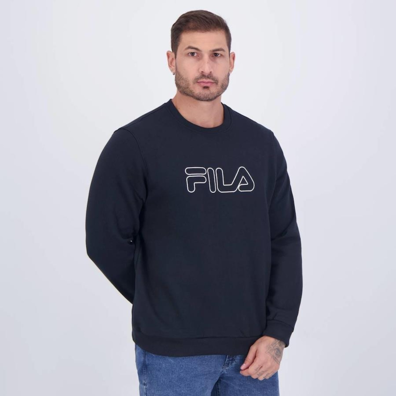 Blusão de Moletom Fila Classic Winter Outline - Masculino - Foto 2