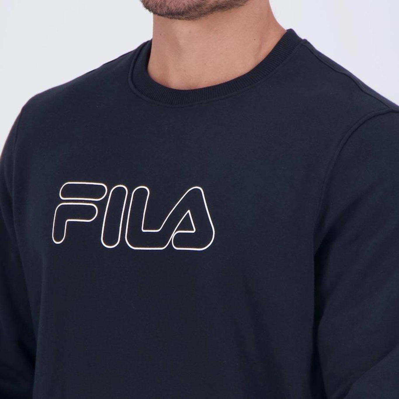 Blusão de Moletom Fila Classic Winter Outline - Masculino - Foto 5