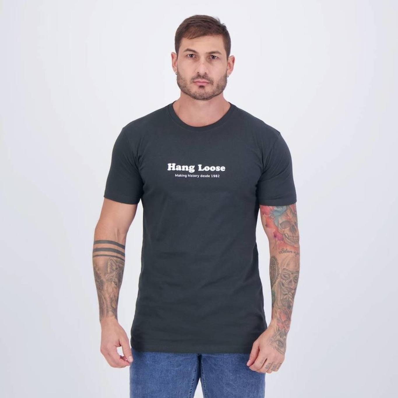 Camiseta Hang Loose Seashield - Masculina - Foto 1