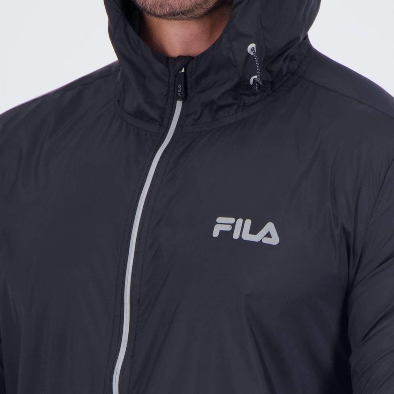 Jaqueta com capuz Fila Windbreak Performa - Masculina - Foto 5