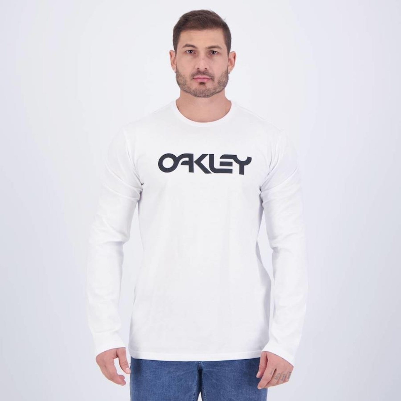 Camiseta Oakley Manga Longa Mark II - Masculina - Foto 1