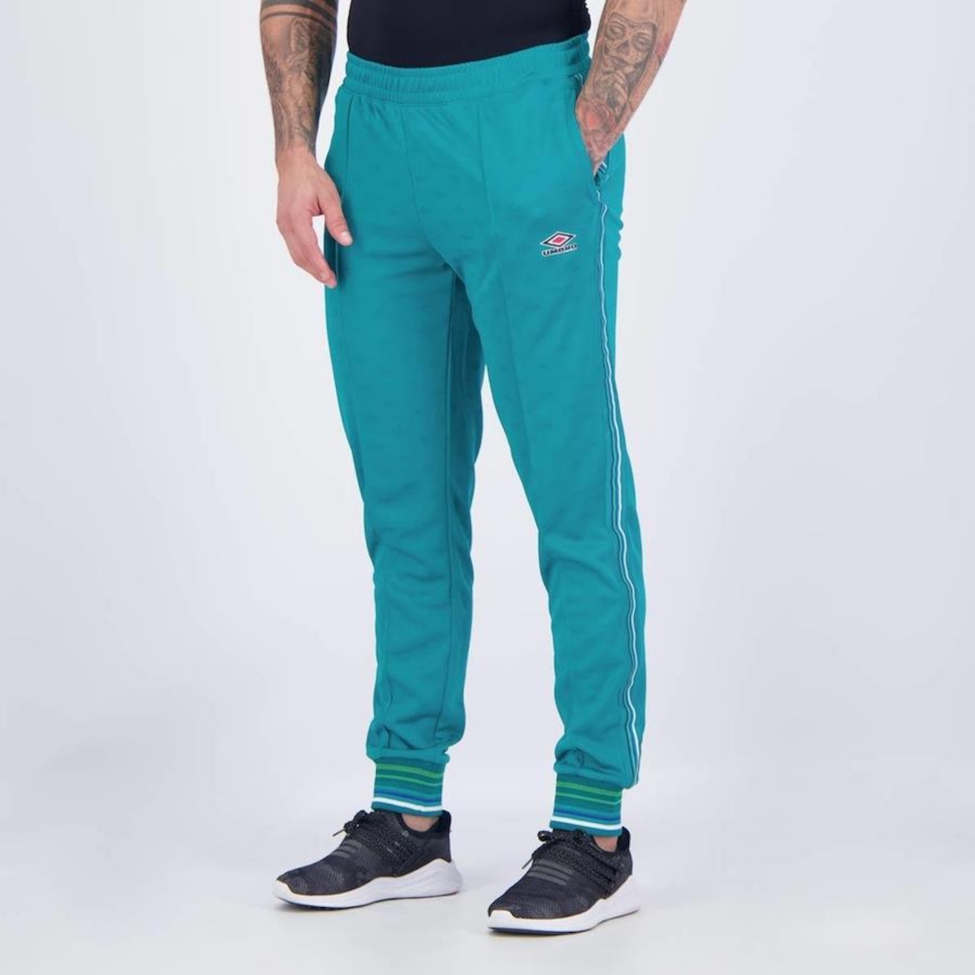 Calça Umbro Monogram Track - Masculina - Foto 3