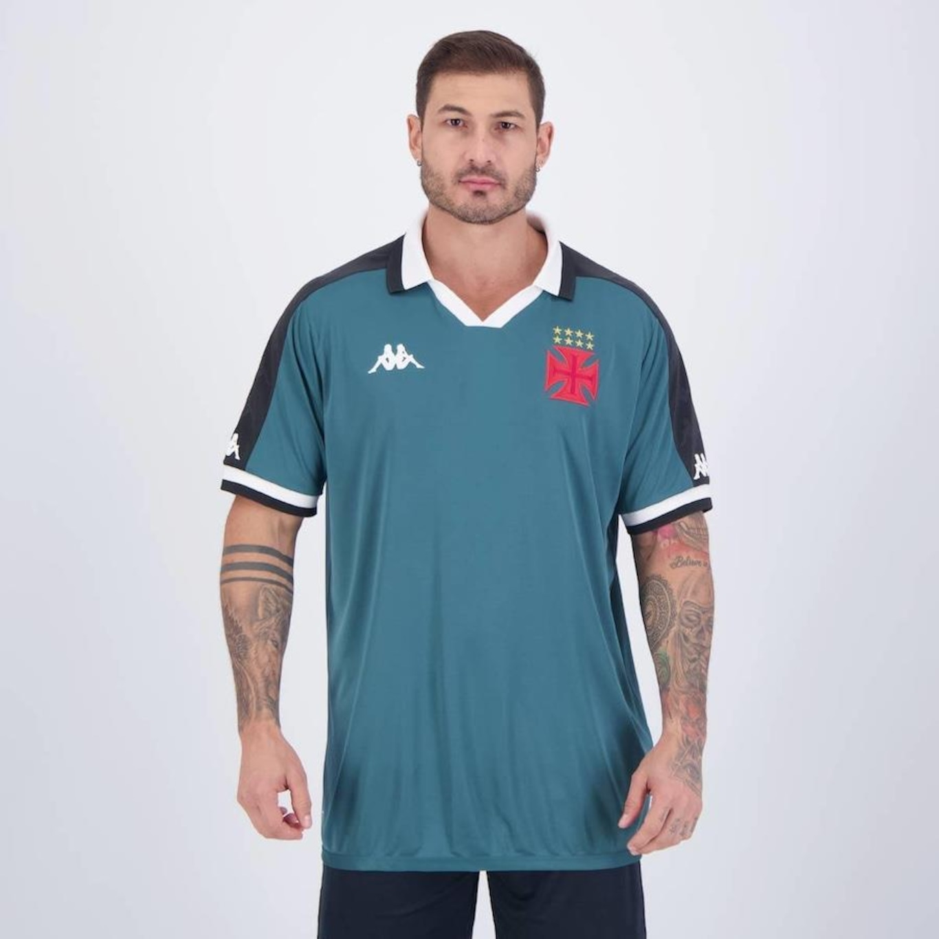 Camisa do Vasco Goleiro 2024 Kappa - Masculina - Foto 1