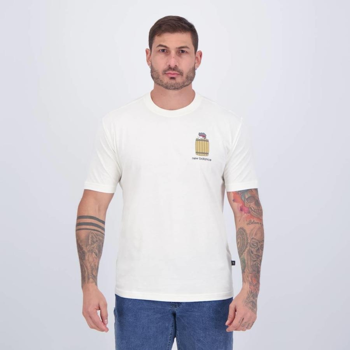 Camiseta New Balance Sport Culture Barrel - Masculina - Foto 1