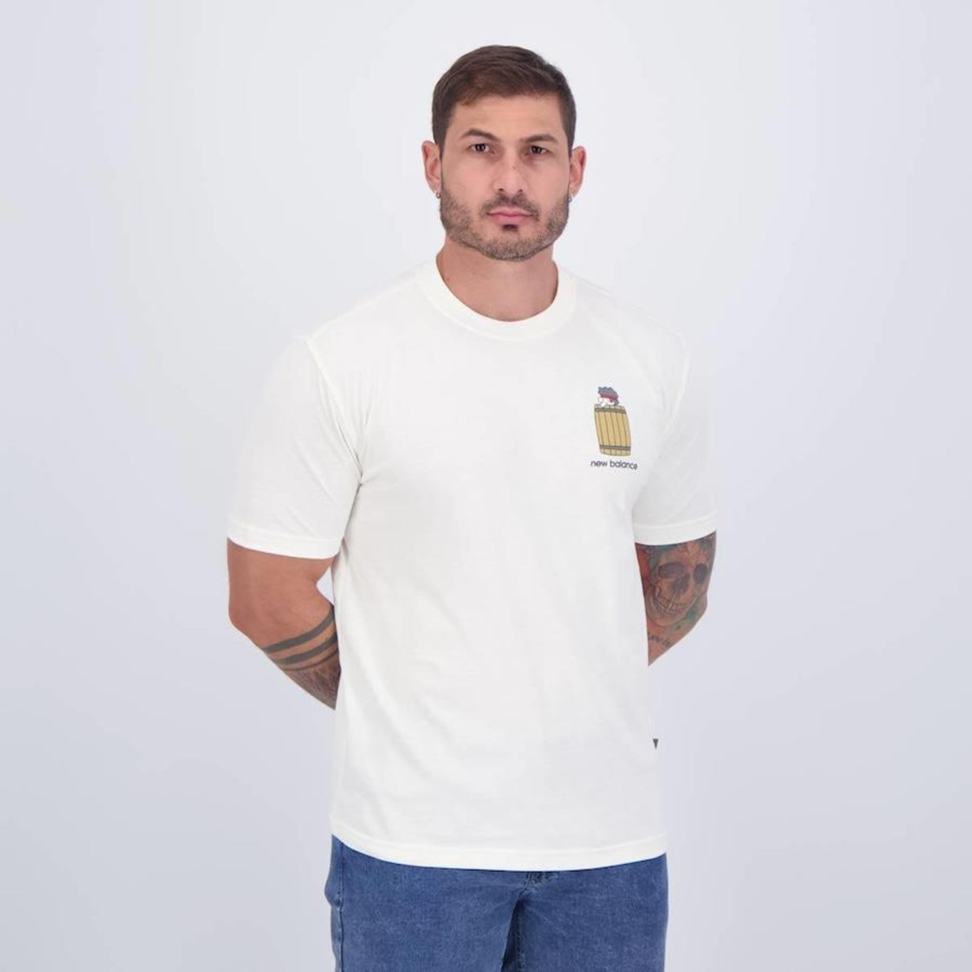 Camiseta New Balance Sport Culture Barrel - Masculina - Foto 2