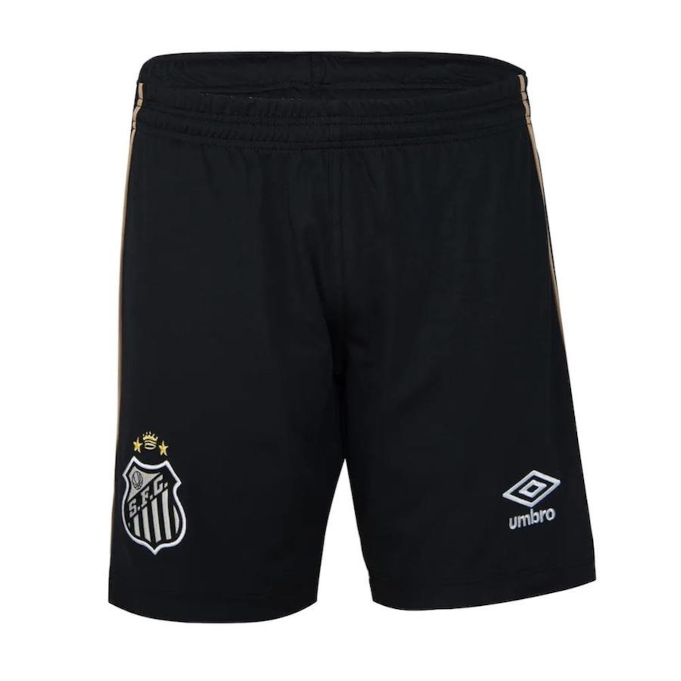 Calção do Santos Umbro Oficial 2 2024 - Infantil - Foto 1