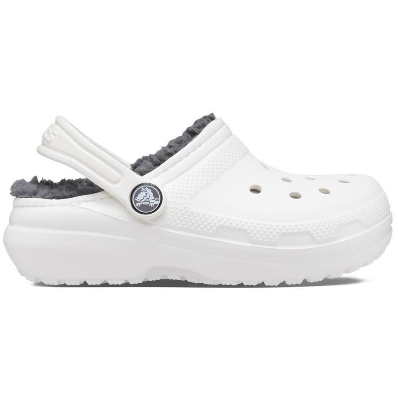 Sandália Crocs Classic Lined Clog - Infantil - Foto 1