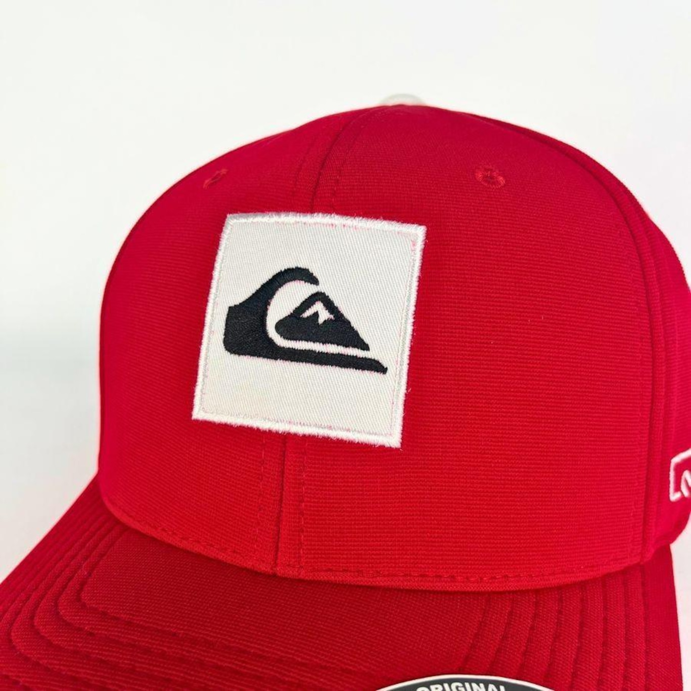 Boné Aba Curva Quiksilver Emb Square Logo Bordado - Fechado - Adulto - Foto 2