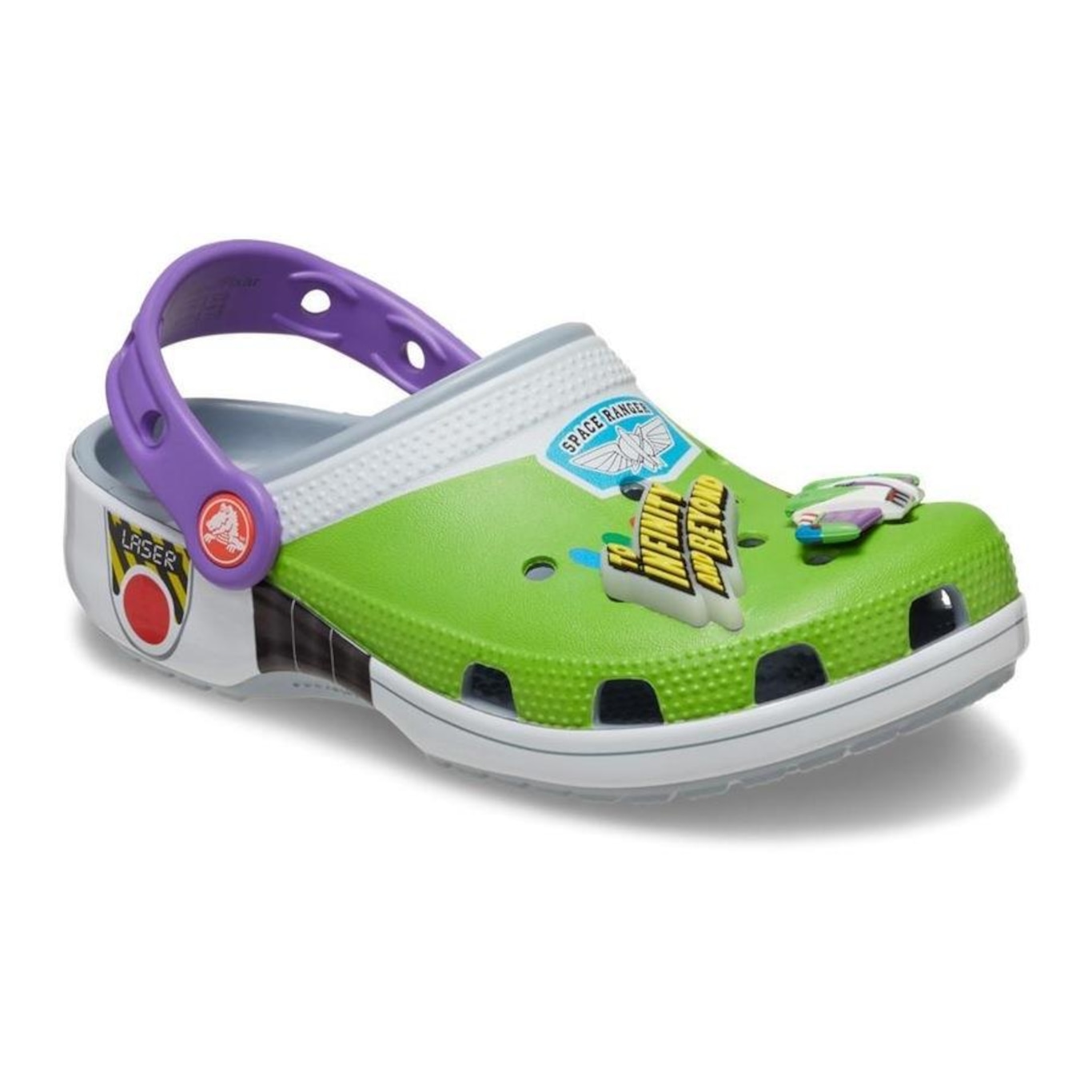 Sandália Crocs Classic Toy Story Buzz Clog - Infantil - Foto 1