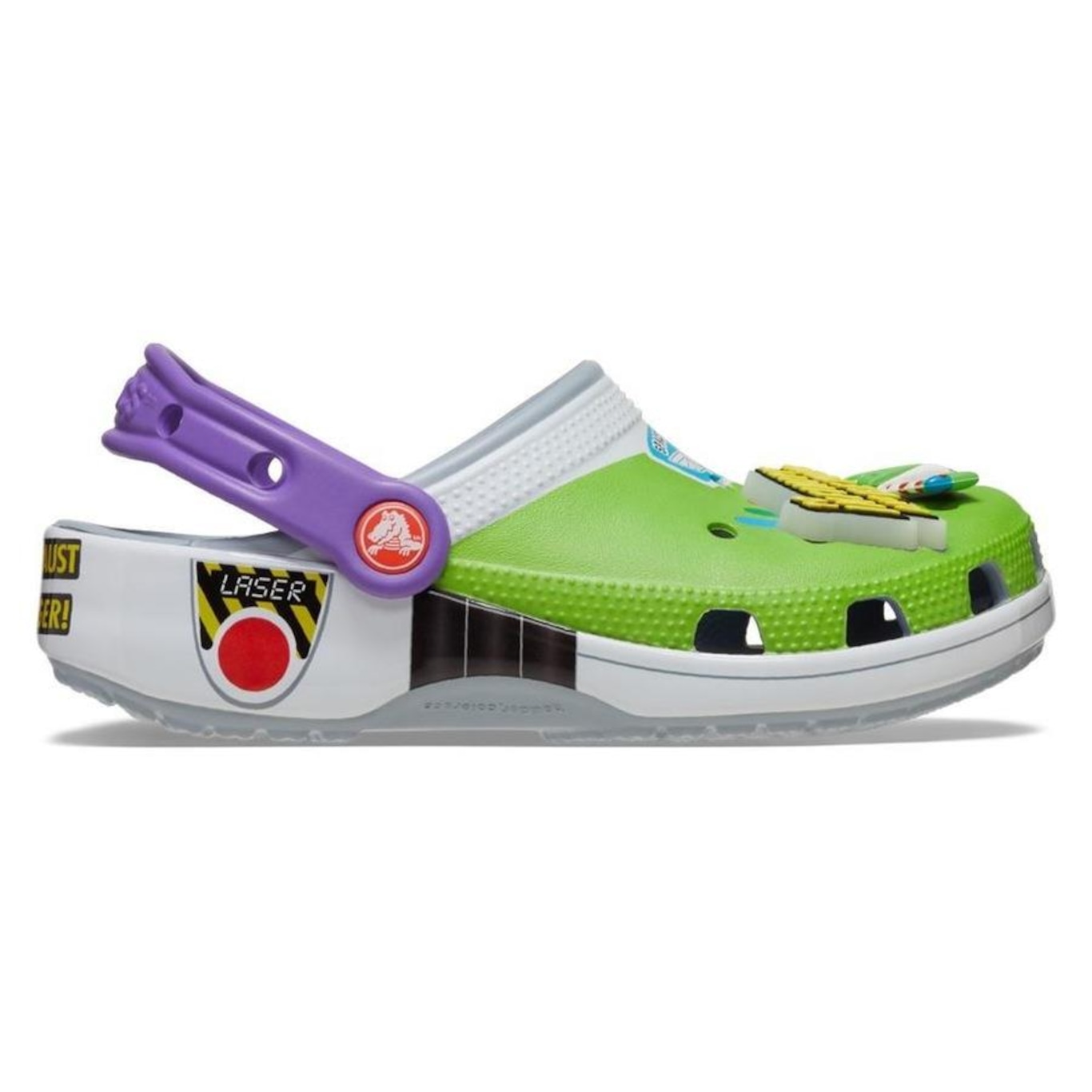 Sandália Crocs Classic Toy Story Buzz Clog - Infantil - Foto 4