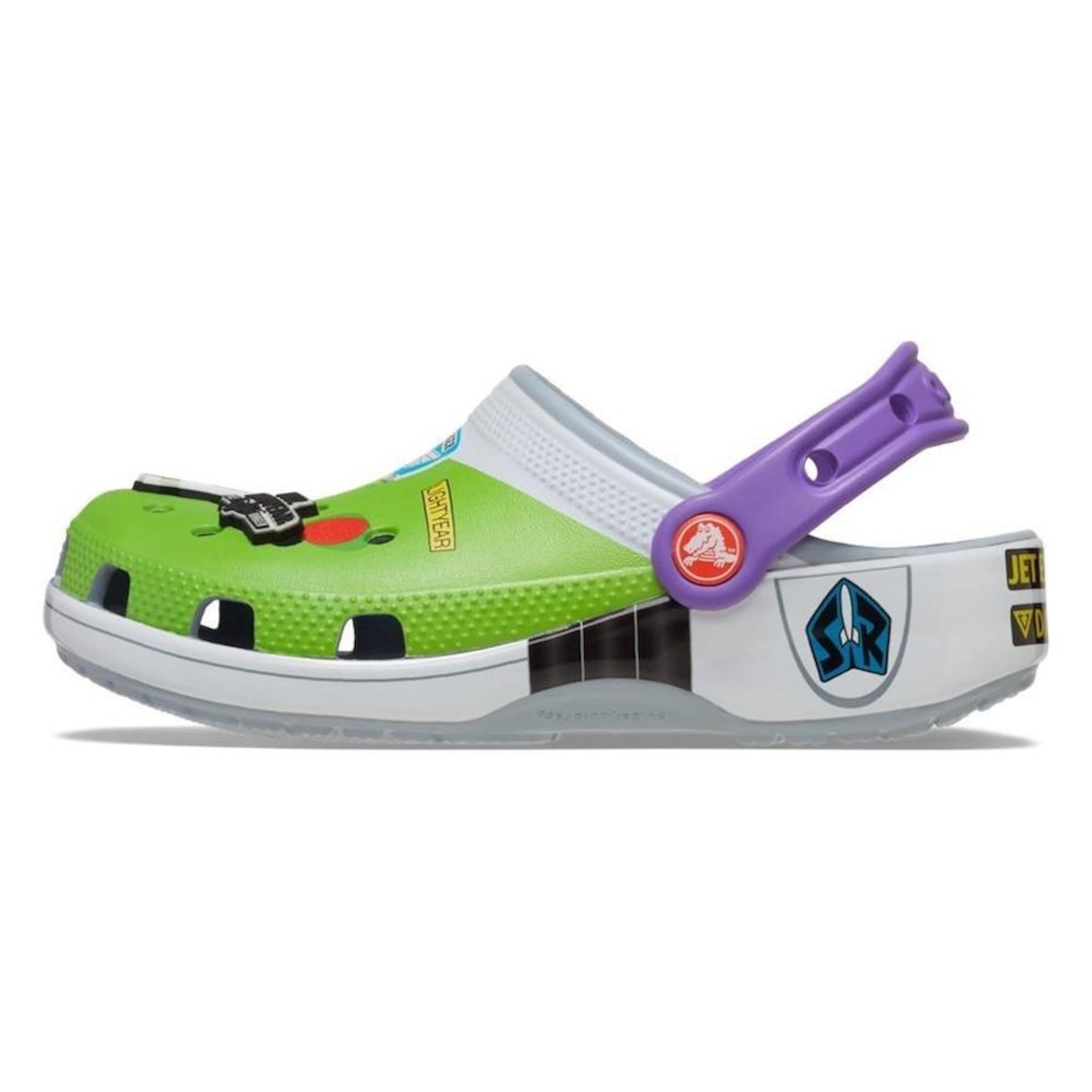 Sandália Crocs Classic Toy Story Buzz Clog - Infantil - Foto 5