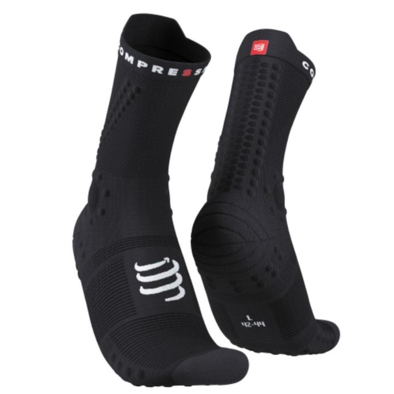 Meia Cano Alto Compressport Racing Socks V4 Trail Highcut - Adulto - Foto 1