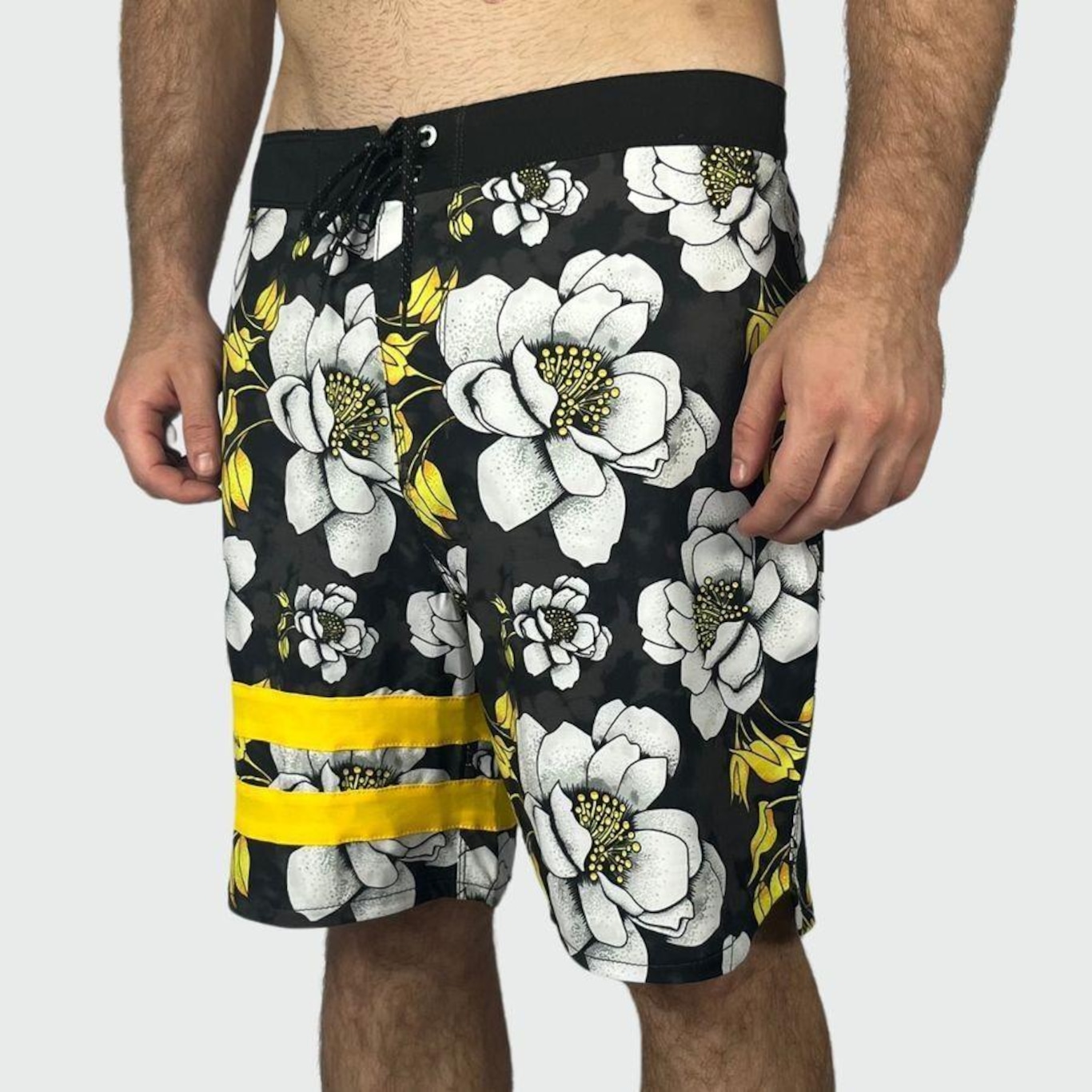 Bermuda Hurley Phantom Block Party Floral - Masculina - Foto 1