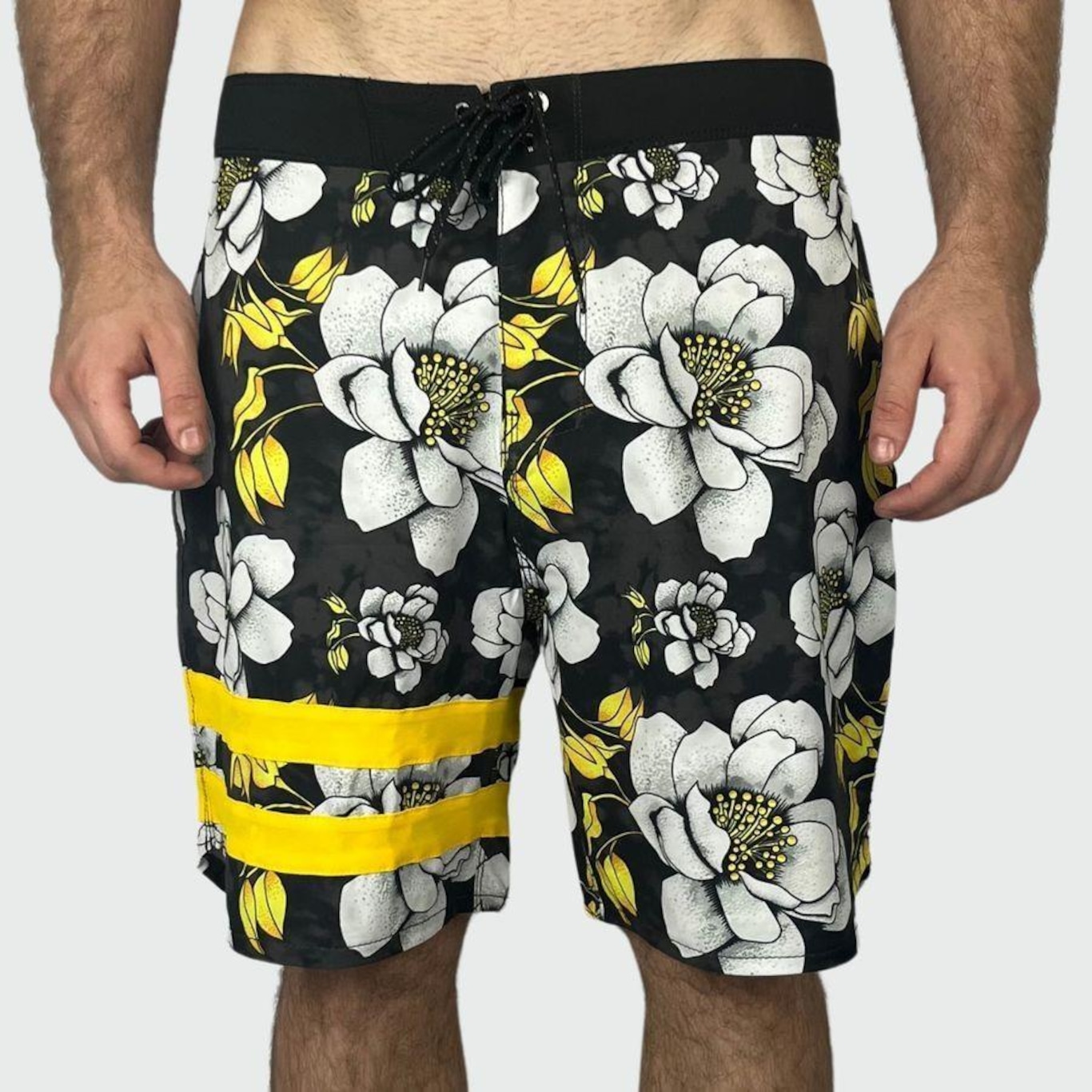 Bermuda Hurley Phantom Block Party Floral - Masculina - Foto 2