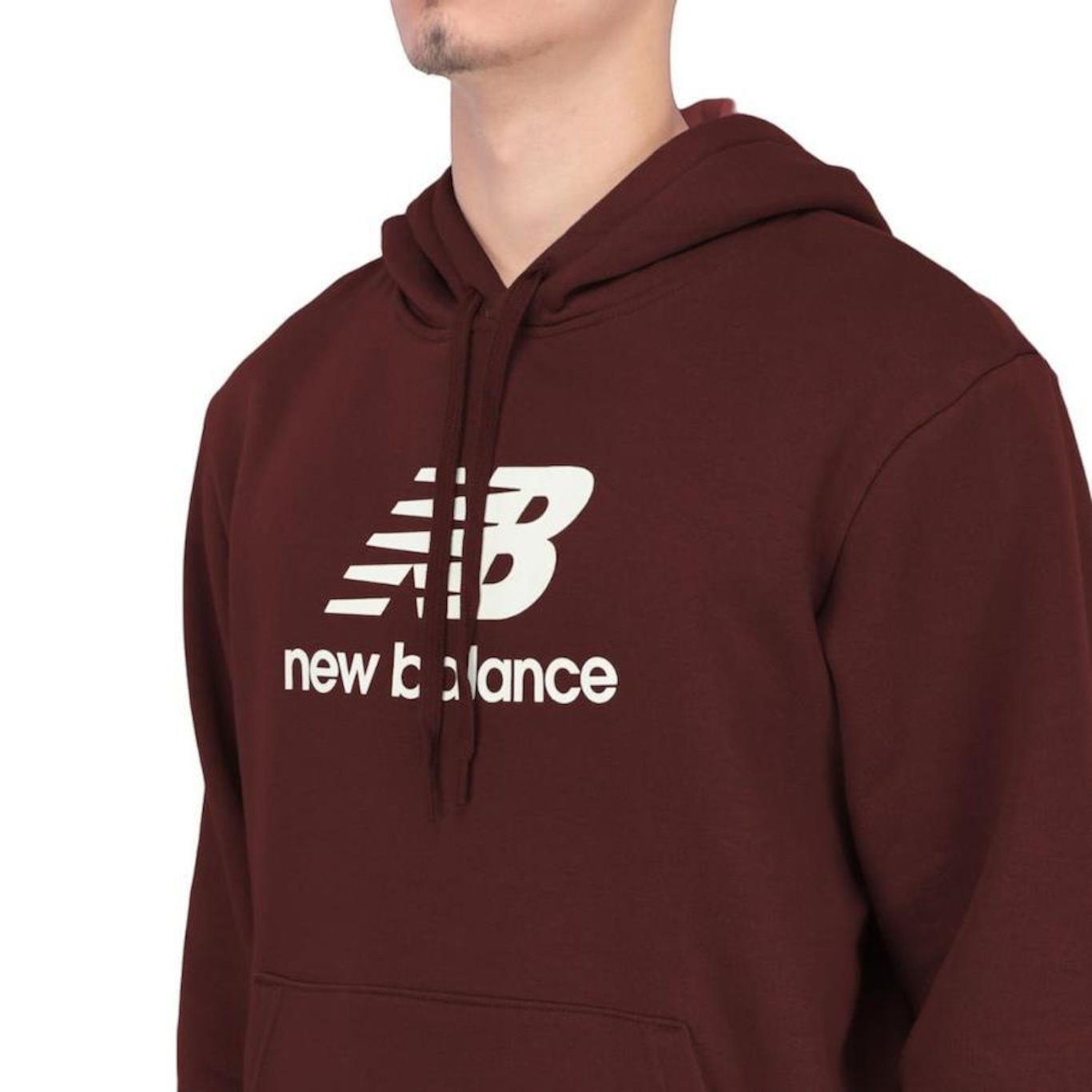 Blusão de Moletom com Capuz New Balance Essentials - Masculino - Foto 3