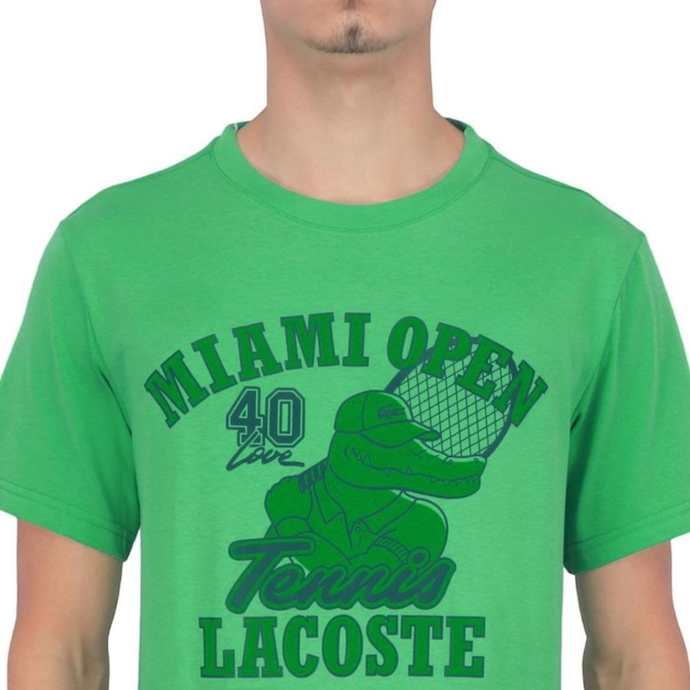 Camiseta Lacoste Miami Open Tennis - Masculina - Foto 2