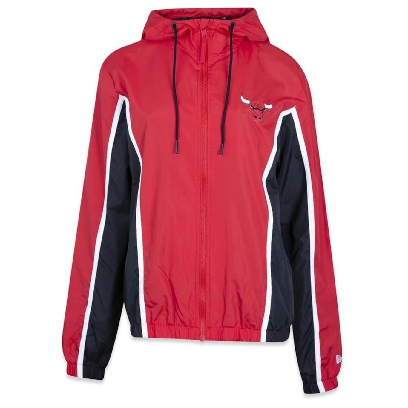 Jaqueta New Era Corta Vento Windbreaker Chicago Bulls - Feminina - Foto 1