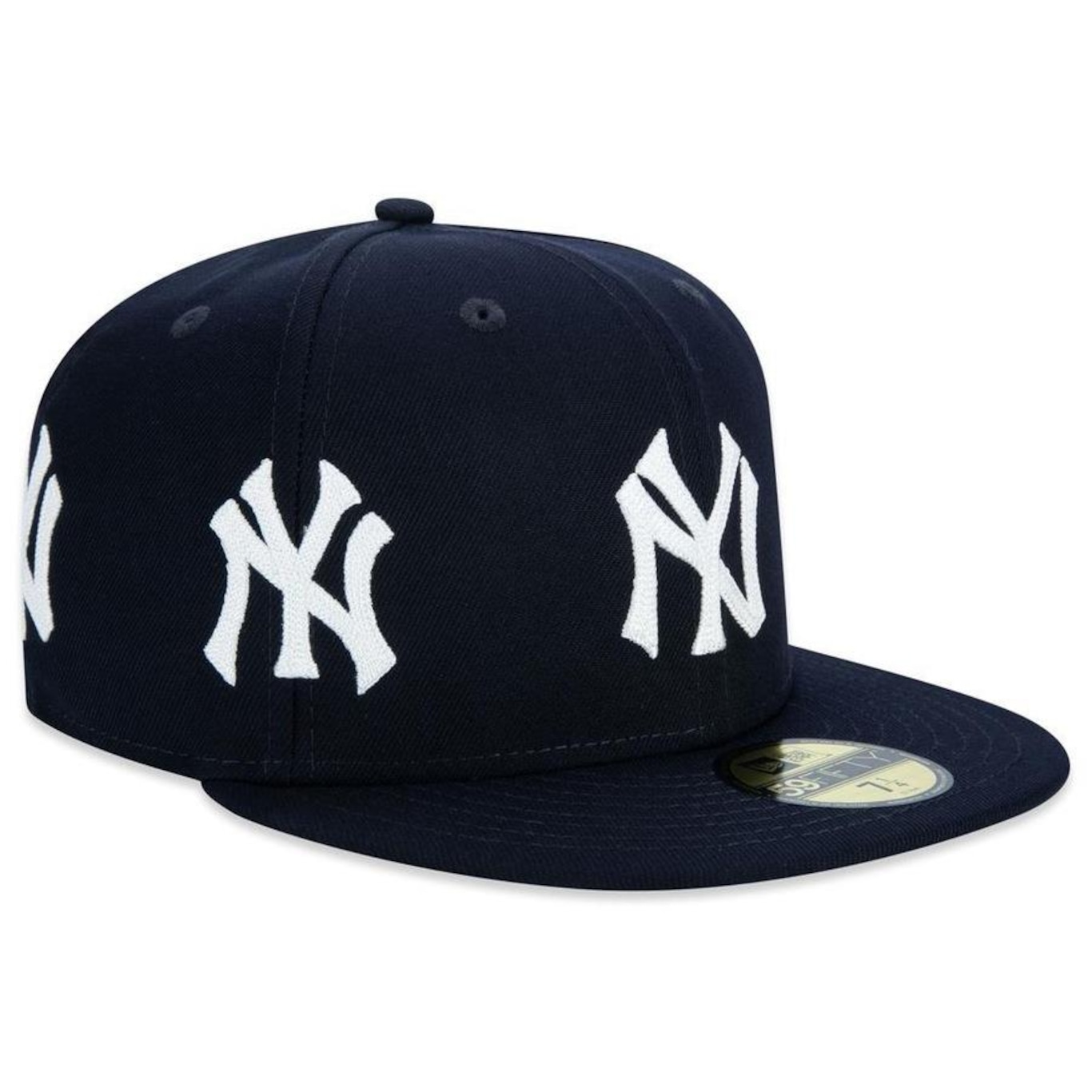 Bone New Era 59Fifty New York Yankees Logo History - Masculino - Foto 2