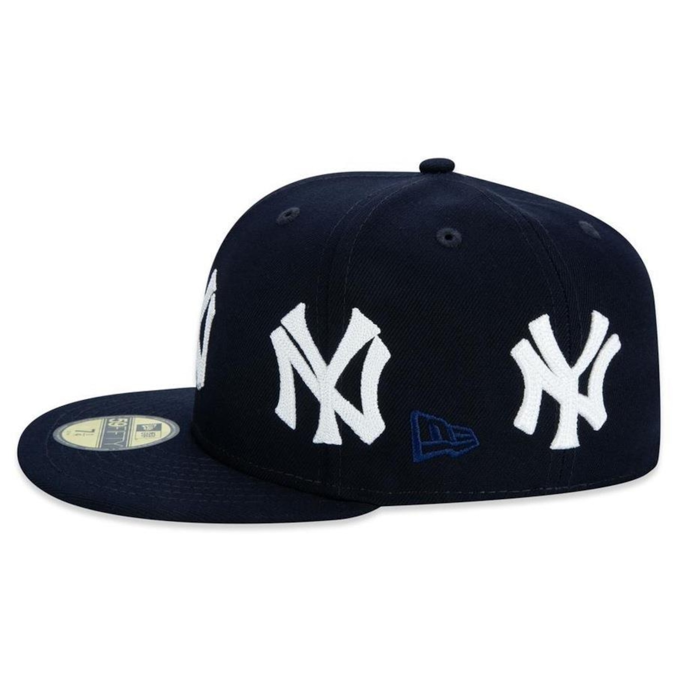 Bone New Era 59Fifty New York Yankees Logo History - Masculino - Foto 4