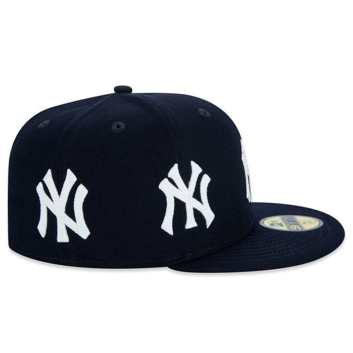 Bone New Era 59Fifty New York Yankees Logo History - Masculino - Foto 5