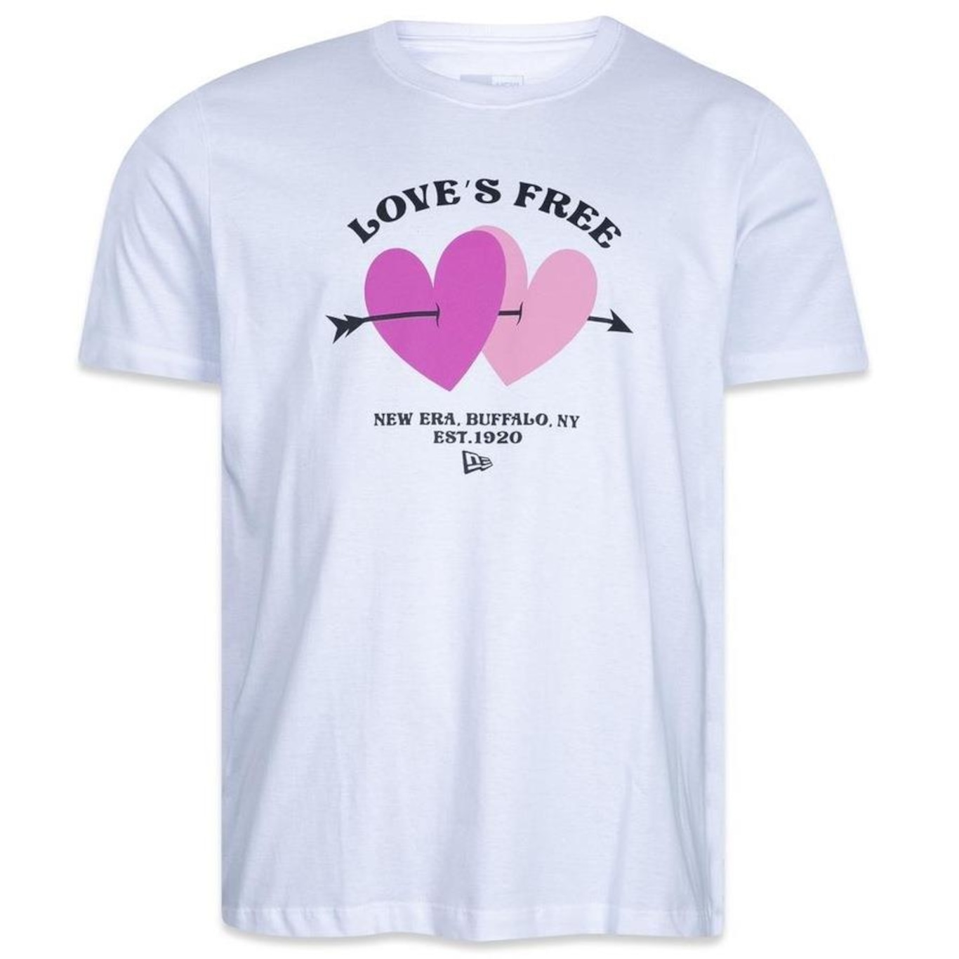 Camiseta New Era Regular Love´S Free - Masculina - Foto 1