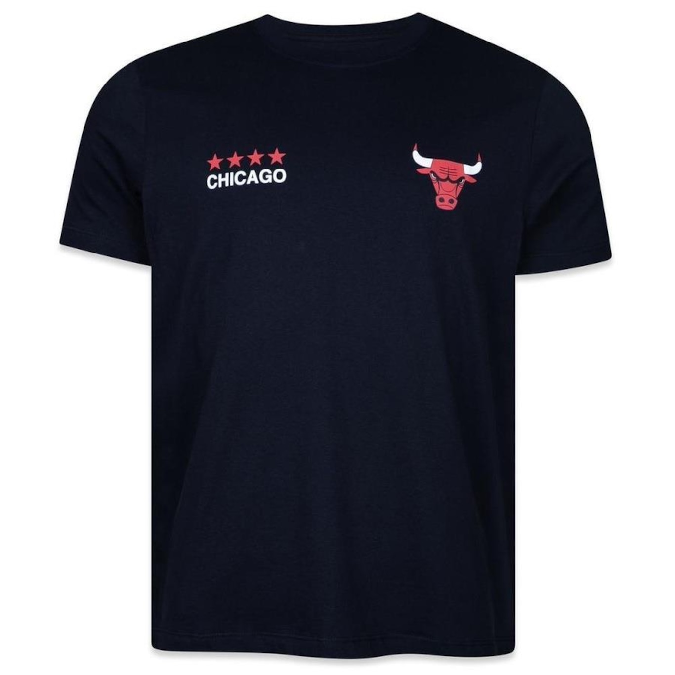 Camiseta New Era Regular Chicago Bulls Action Winter Sports - Masculina - Foto 1