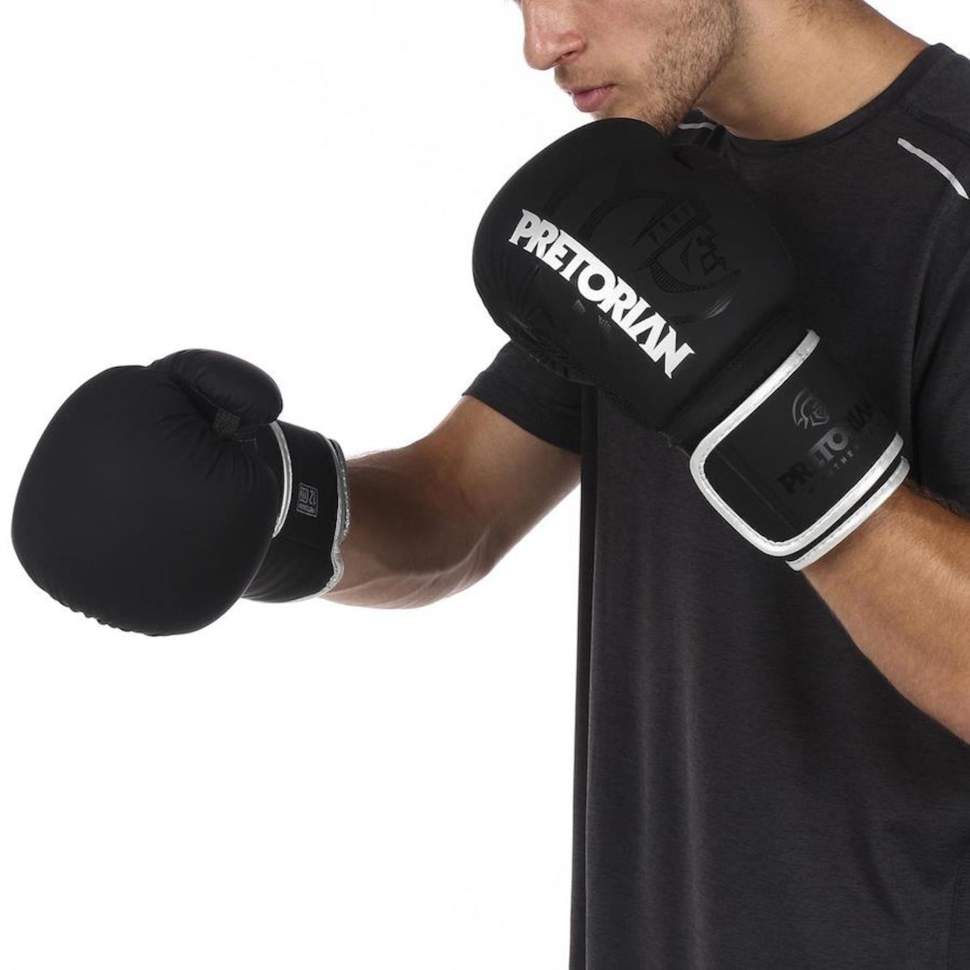 Kit Luvas de Boxe e Muay Thai Pretorian Fx2 + Bandagem + Bucal - Foto 3