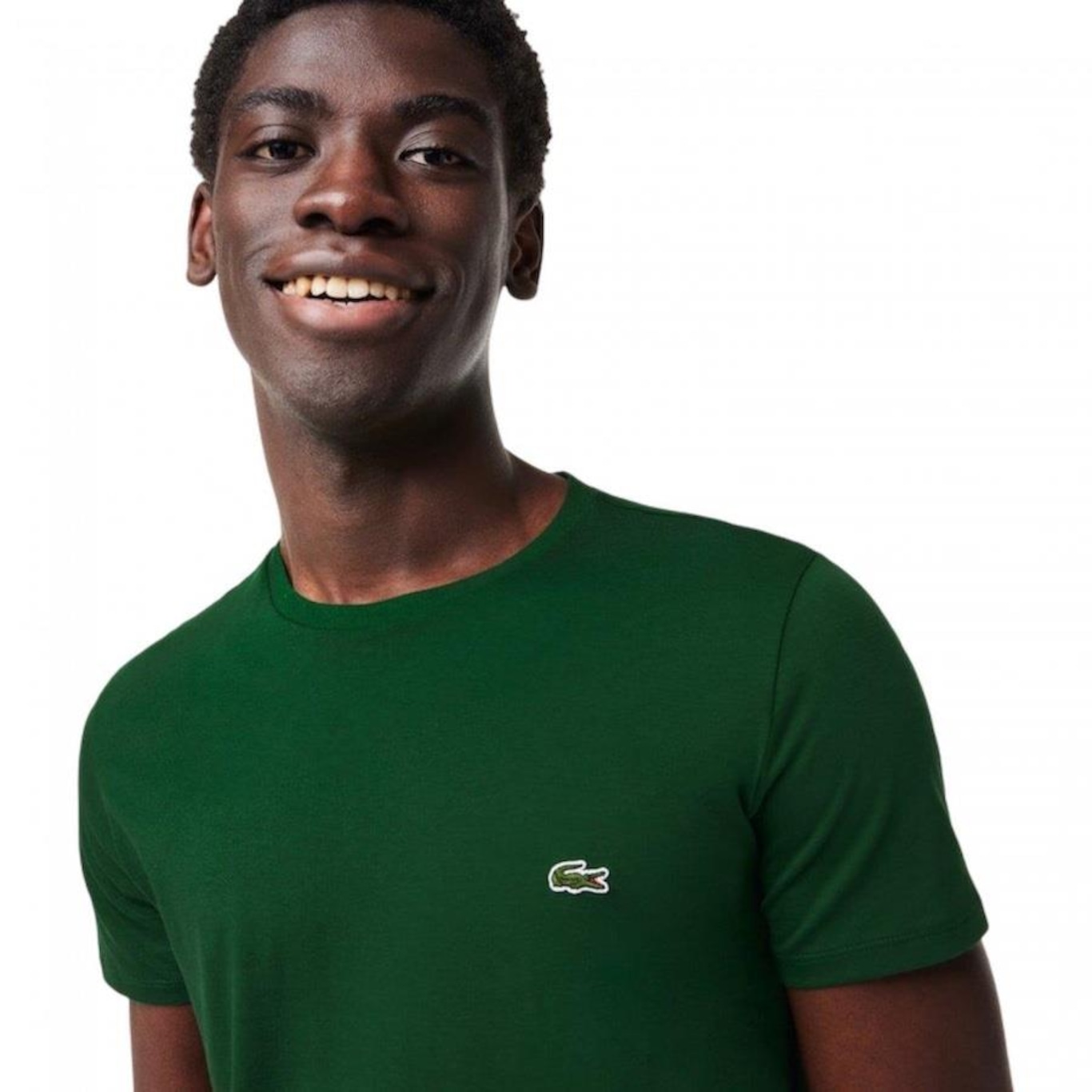 Camiseta Lacoste Básica Masculina - Foto 2