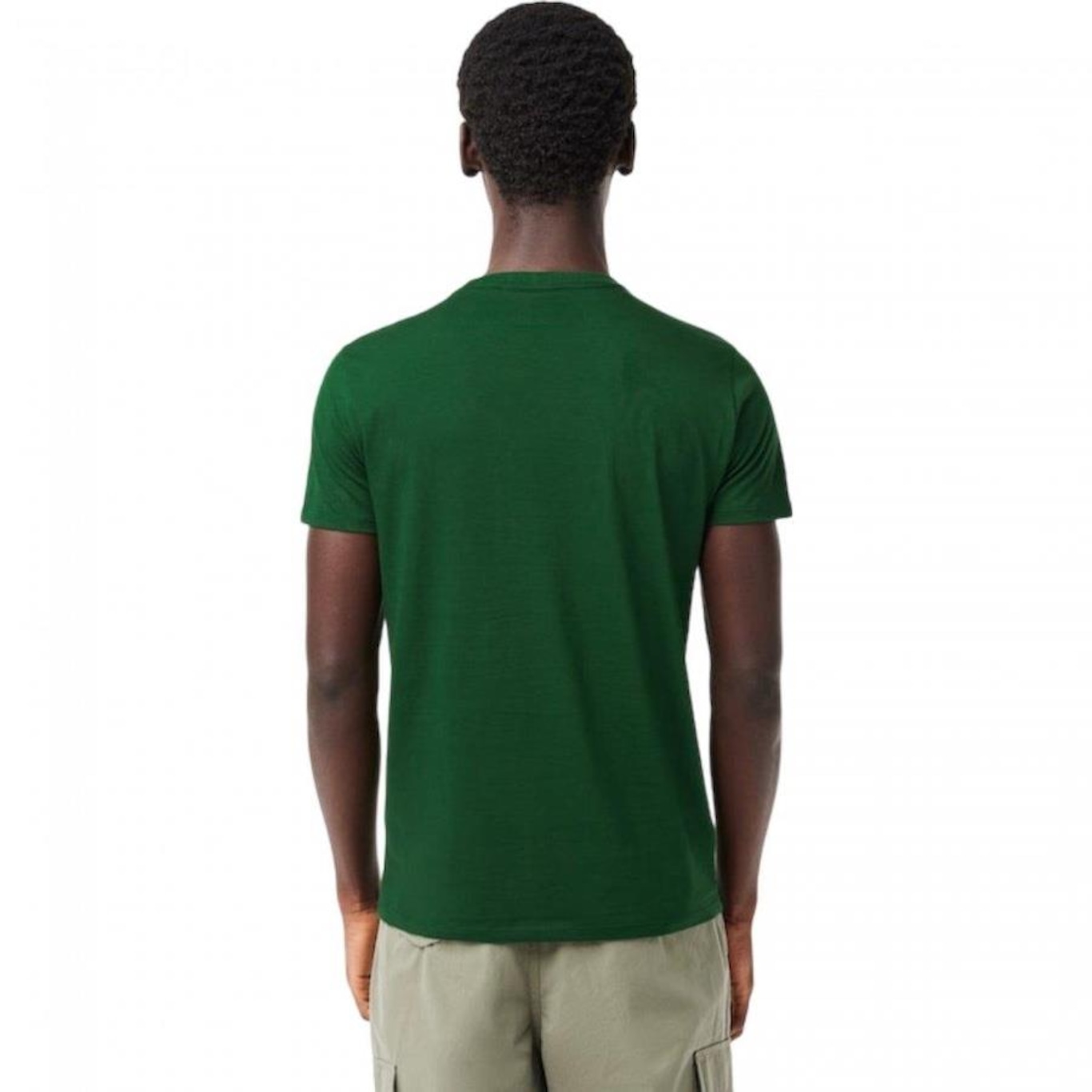 Camiseta Lacoste Básica Masculina - Foto 3