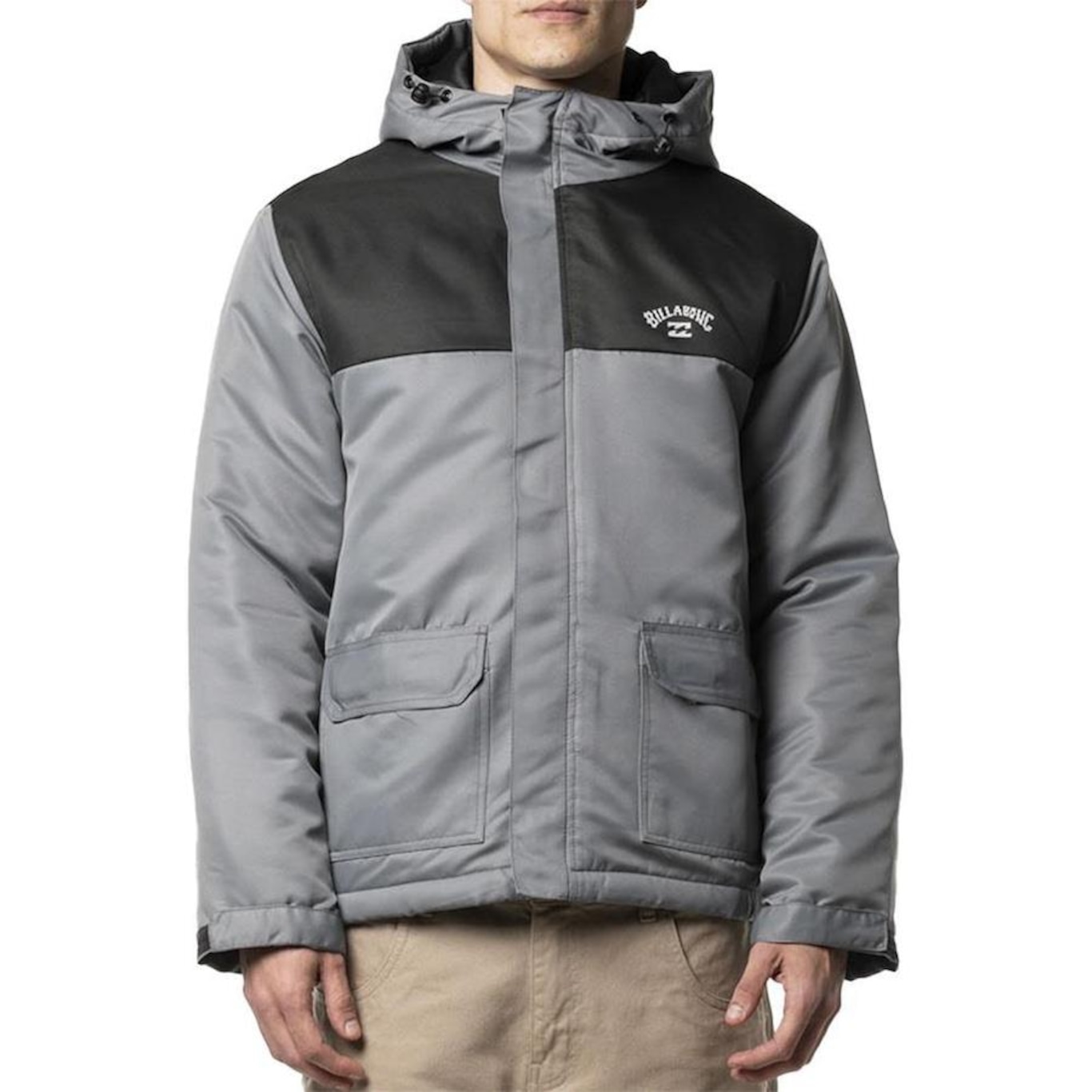 Jaqueta com Capuz Billabong Puffer Ii Bicolor Wt24 - Masculina - Foto 1