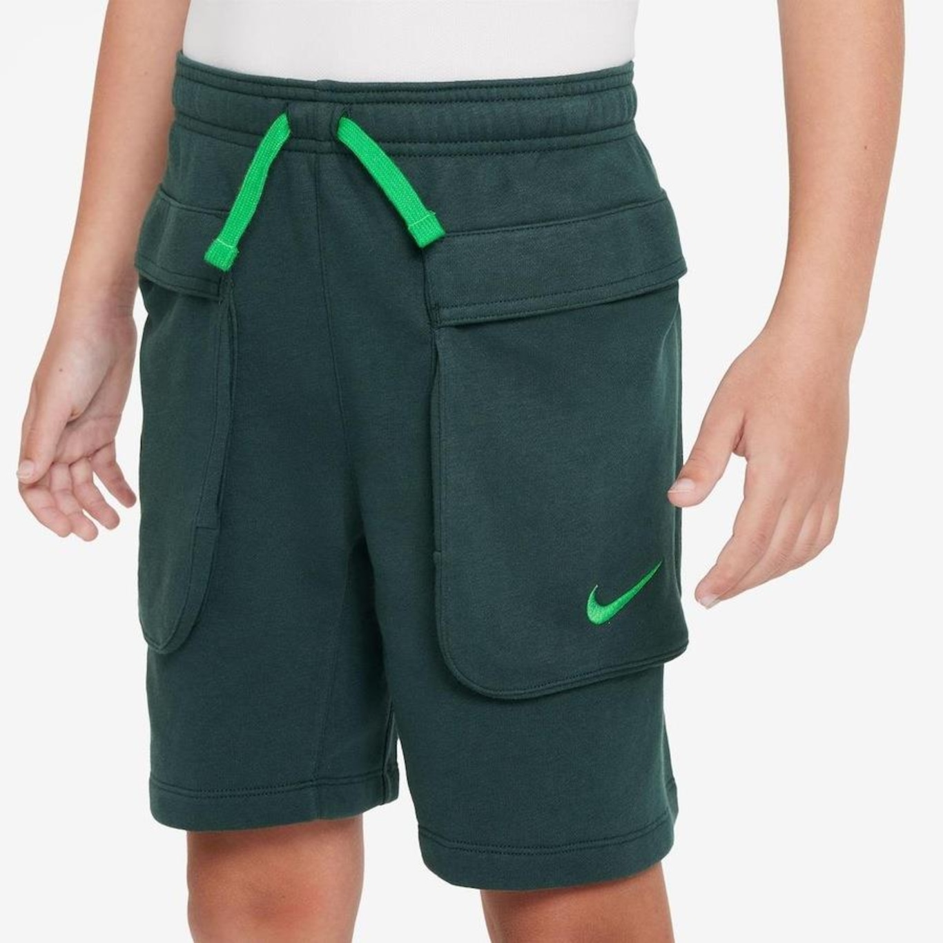 Short Nike Sportswear Brasil Club - Infantil - Foto 4