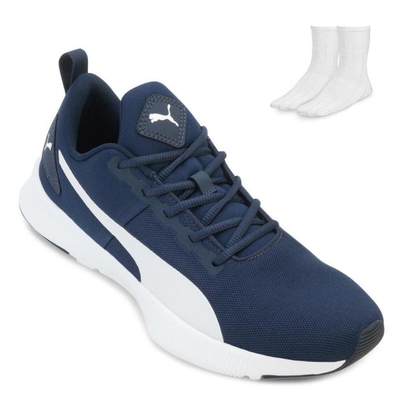 Tênis Puma Flyer Runner + Meia - Masculino - Foto 1