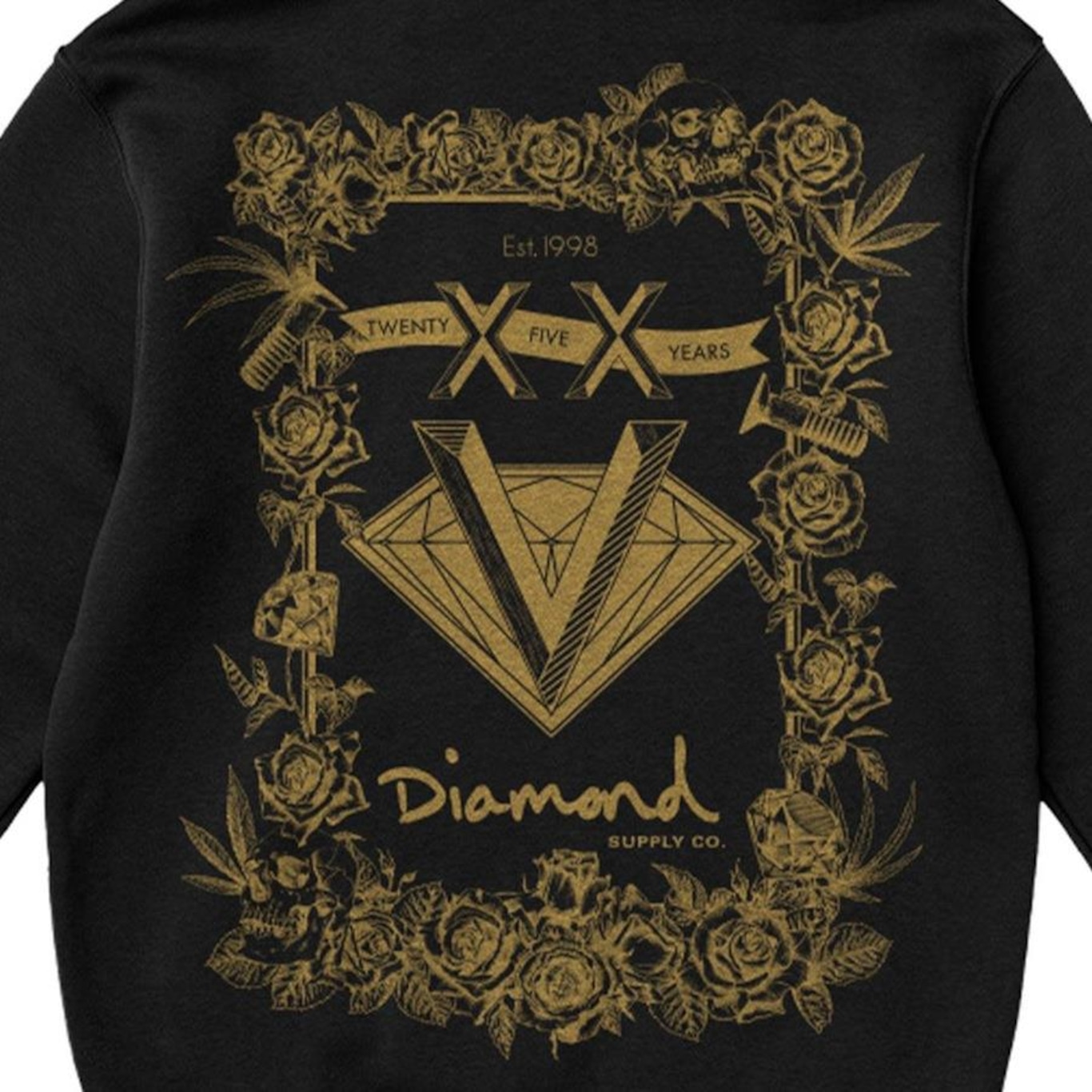 Blusão de Moletom Diamond 25 Years Hoodie - Masculino - Foto 2