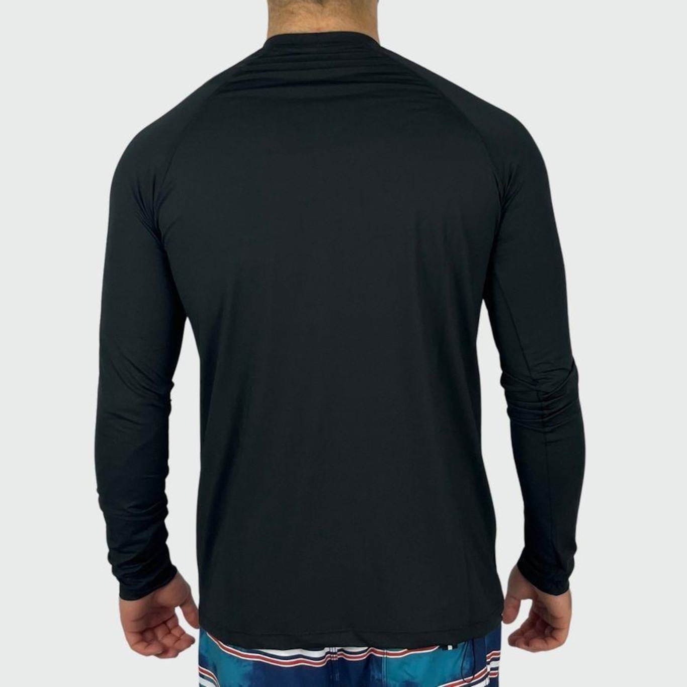 Camiseta Manga Longa Rusty Lycra Surf Ride - Masculina - Foto 5