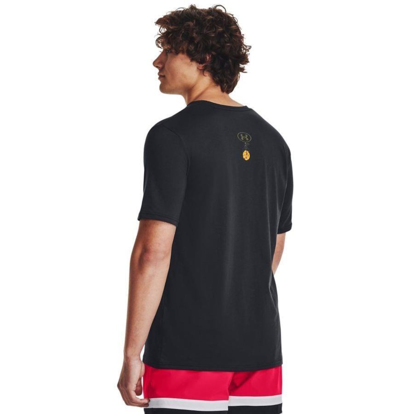 Camiseta de Basquete Under Armour Claw Machine - Masculina - Foto 3