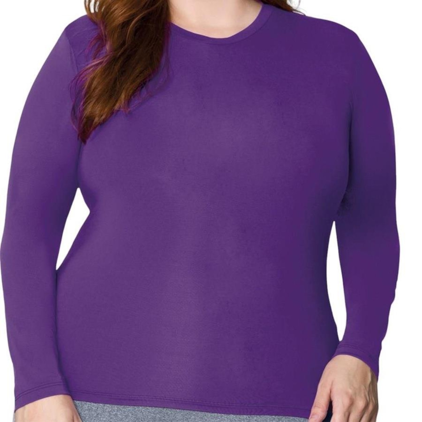 Camisa Térmica Plus Size Selene Proteção UV - Feminina - Foto 2