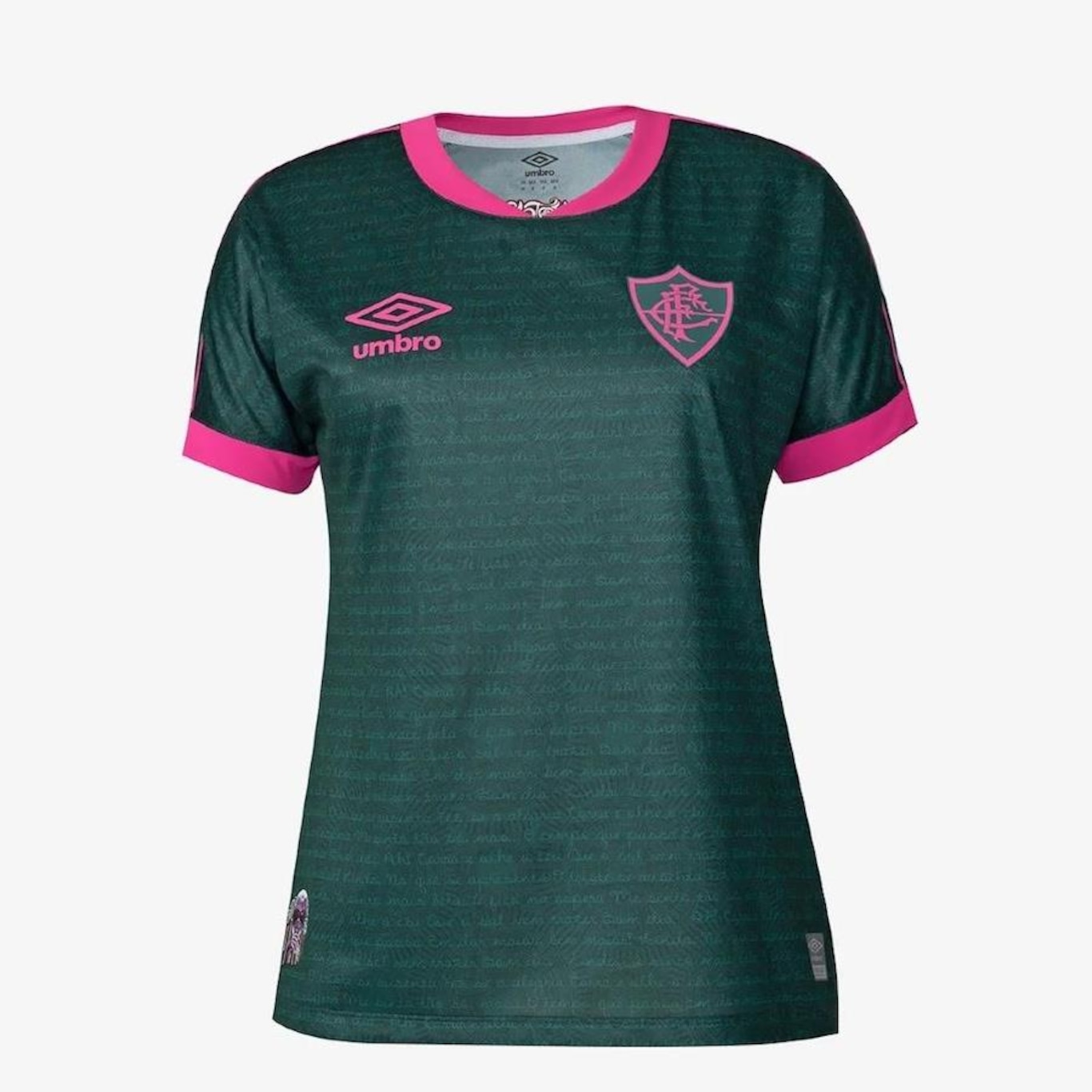 Camisa Baby Look 3 do Fluminense 2023 Umbro - Feminina - Foto 1