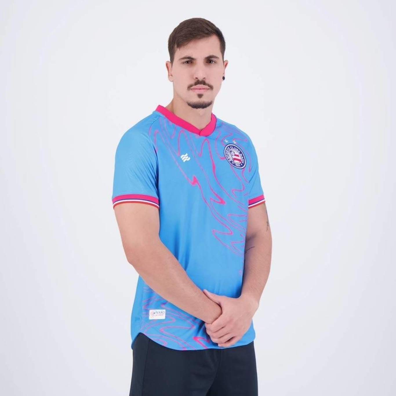 Camisa de Goleiro do Bahia I 2024 Esquadrão - Masculina - Foto 2