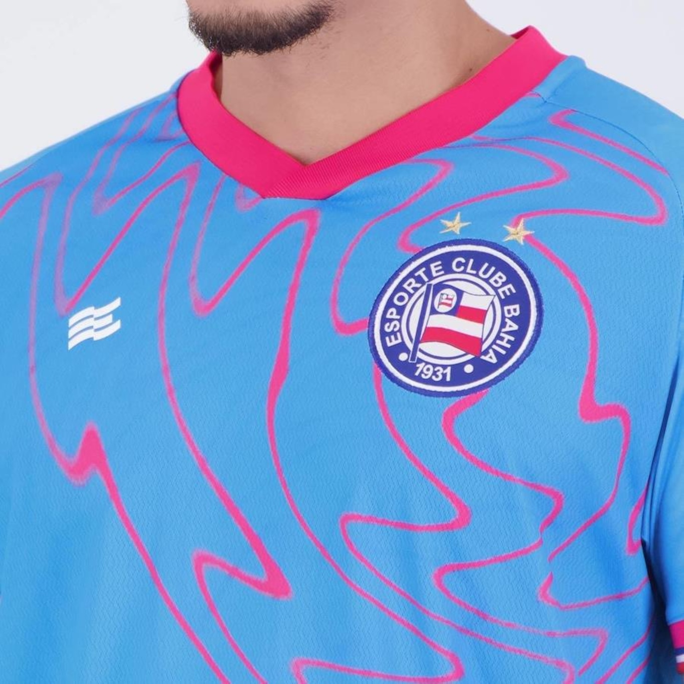 Camisa de Goleiro do Bahia I 2024 Esquadrão - Masculina - Foto 5