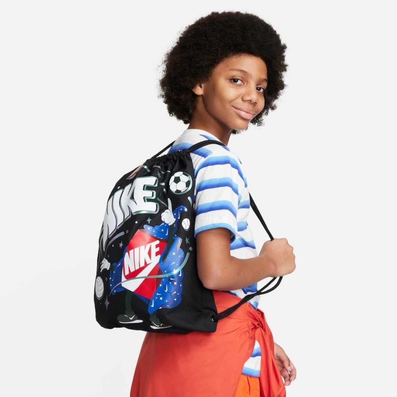 Sacola Nike Drawstring - Infantil - Foto 1