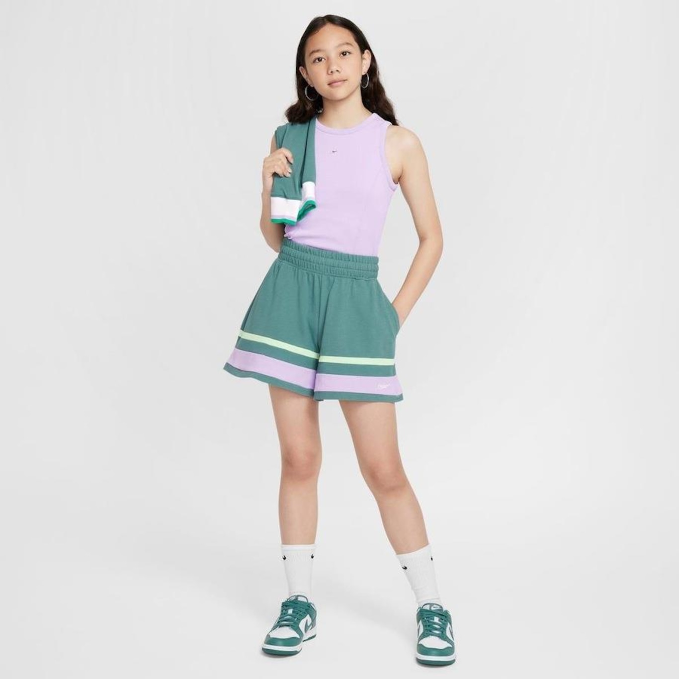 Short Nike Sportswear Capsule - Infantil - Foto 5