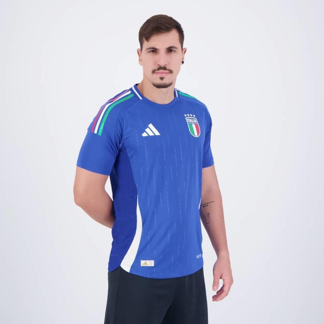 Camisa adidas Itália Home 2024 Jogador - Masculina - Foto 2