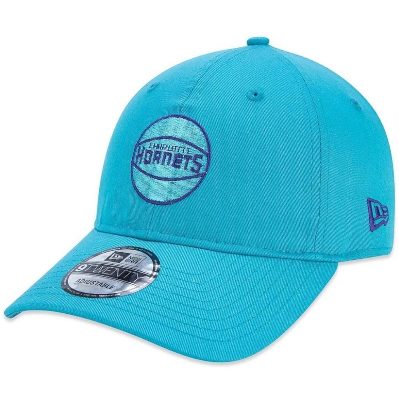 Boné Aba Curva New Era 920 Charlotte Hornets Core Nba - Strapback - Adulto - Foto 1