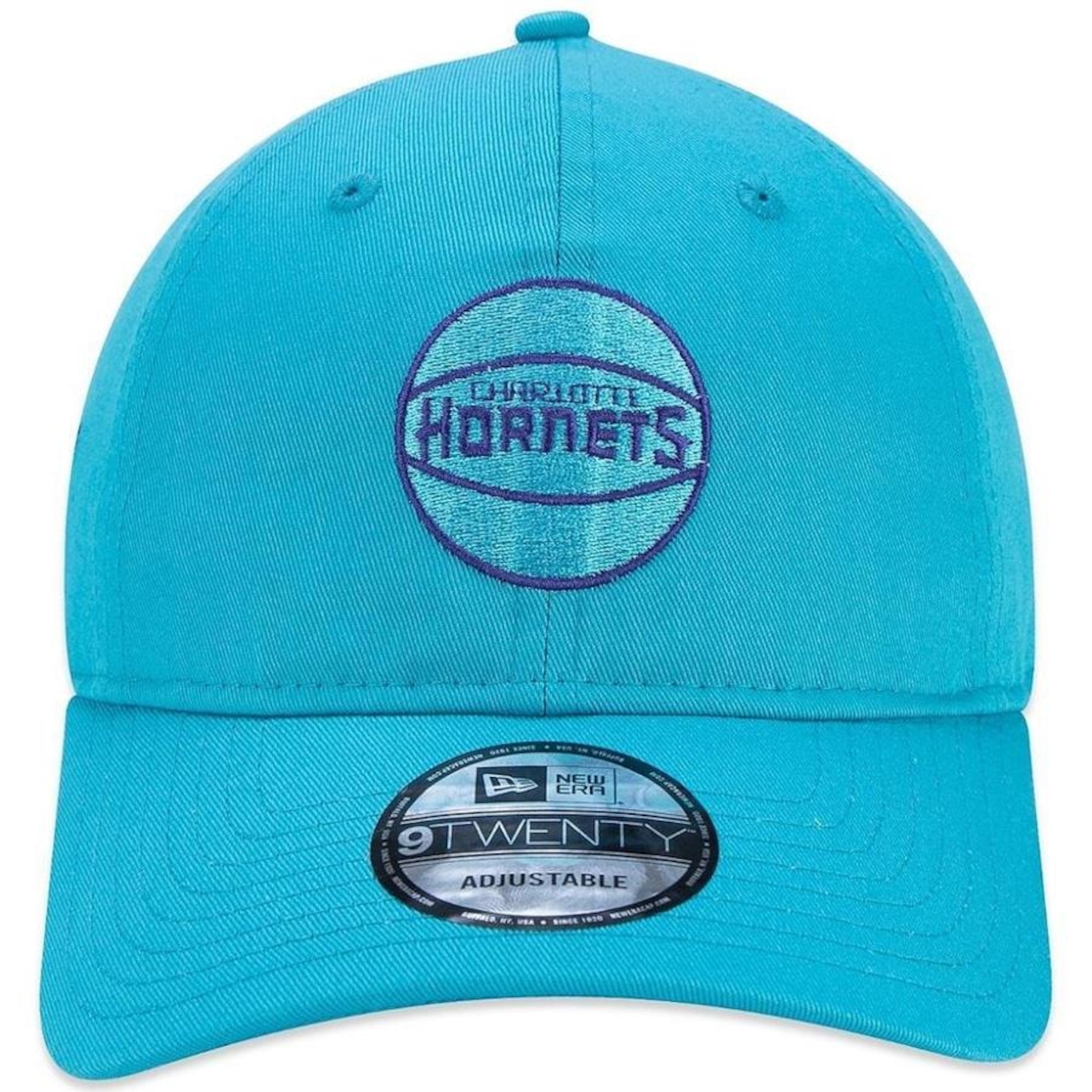 Boné Aba Curva New Era 920 Charlotte Hornets Core Nba - Strapback - Adulto - Foto 3