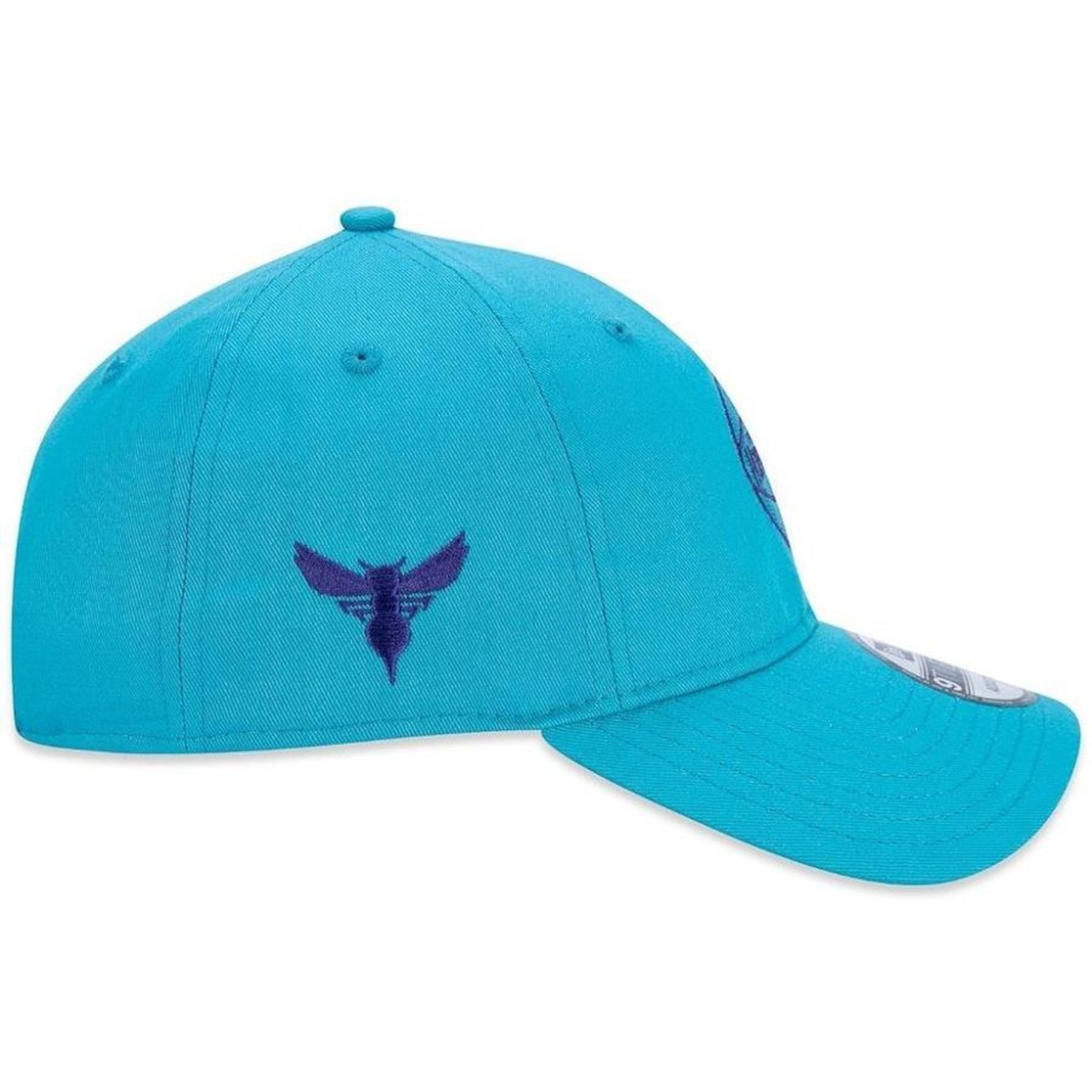 Boné Aba Curva New Era 920 Charlotte Hornets Core Nba - Strapback - Adulto - Foto 6