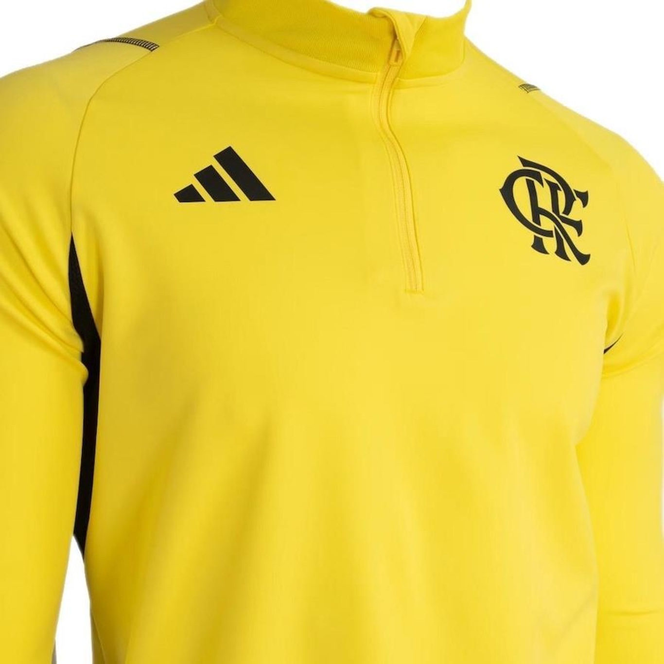 Blusão de Moletom do Flamengo Treino adidas - Masculino - Foto 3