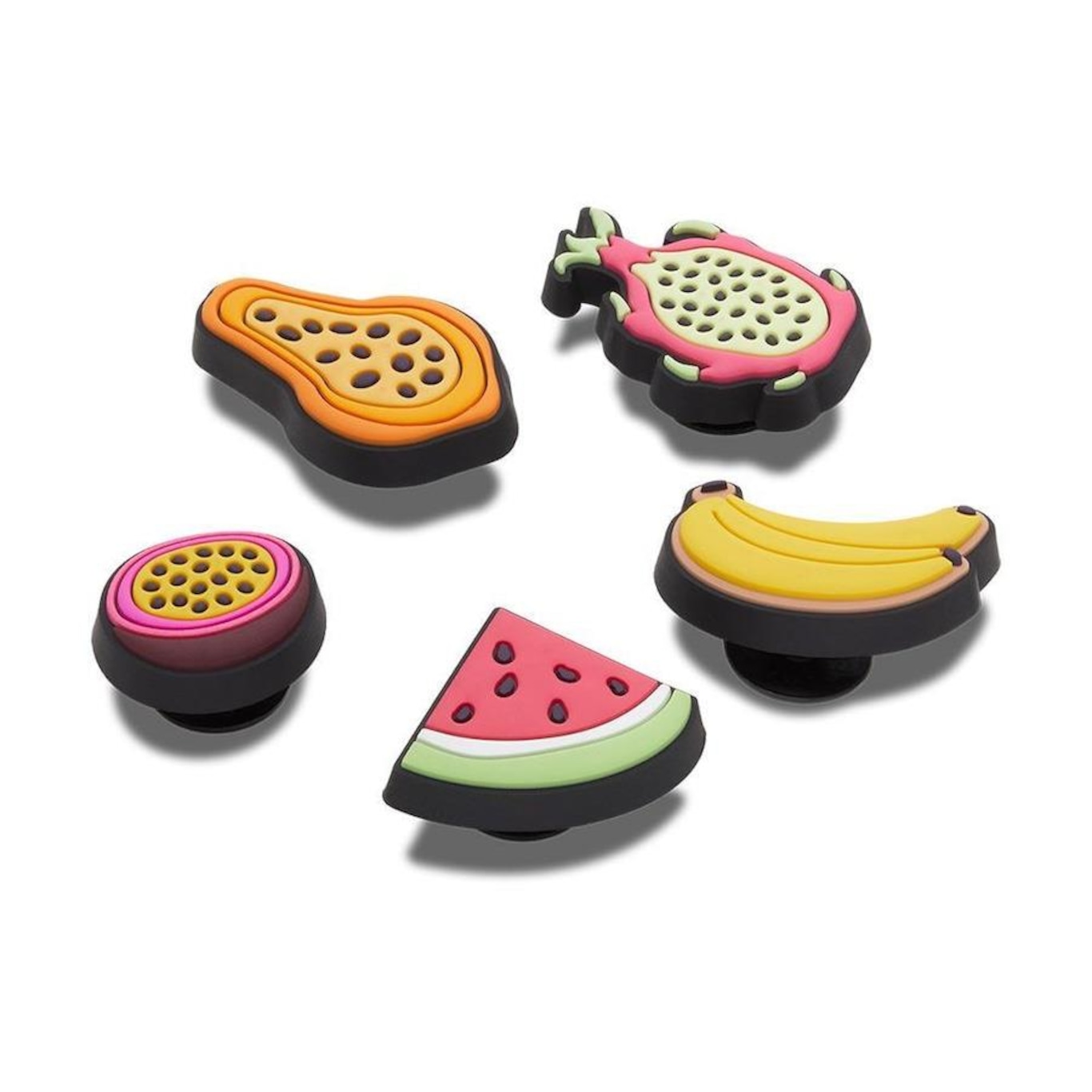 Kit Jibbitz? Crocs Frutas Tropicais com 5 Peças - Foto 2