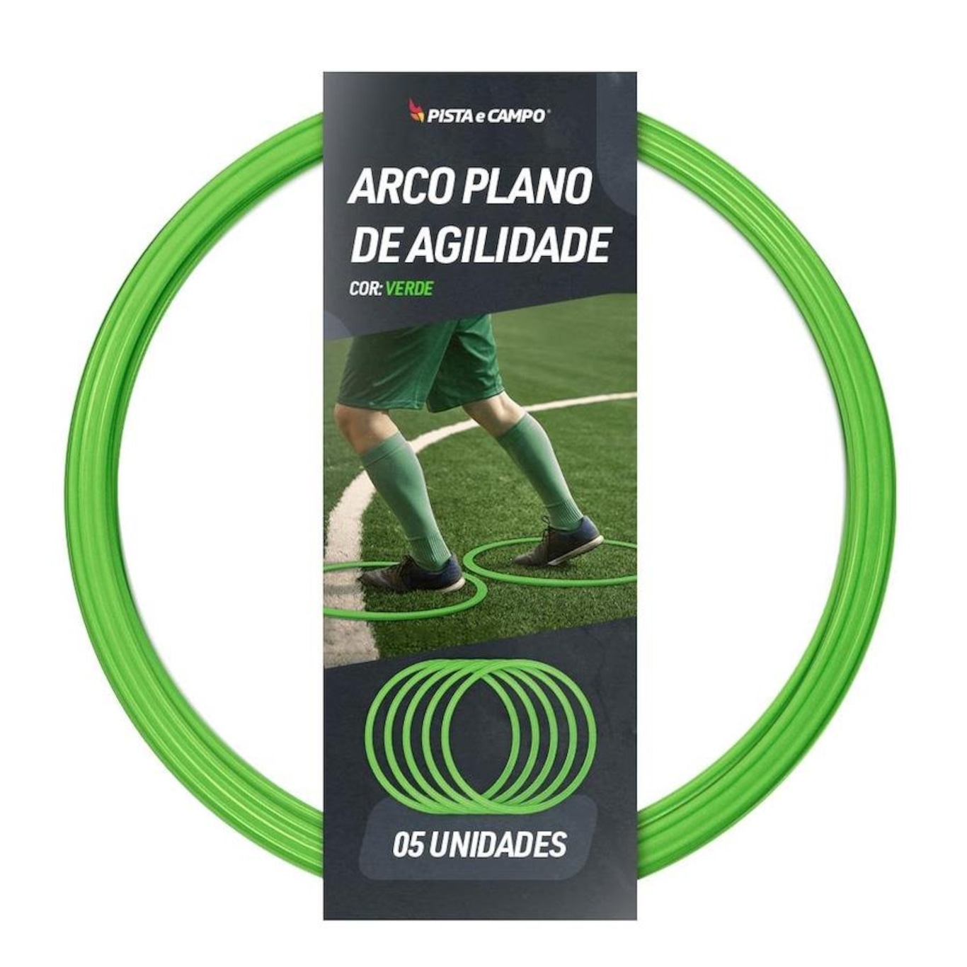 Argola de Agilidade Pista e Campo 40cm - 5 unidades - Foto 1