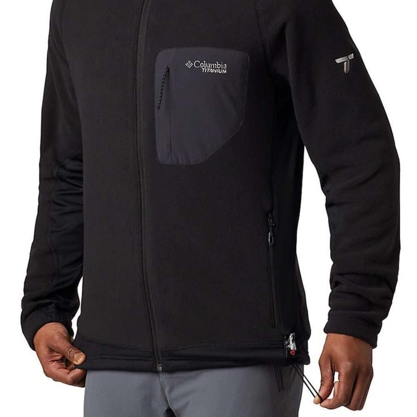 Jaqueta sem Capuz Columbia Titan Pass 2.0 Fleece - Masculina - Foto 2